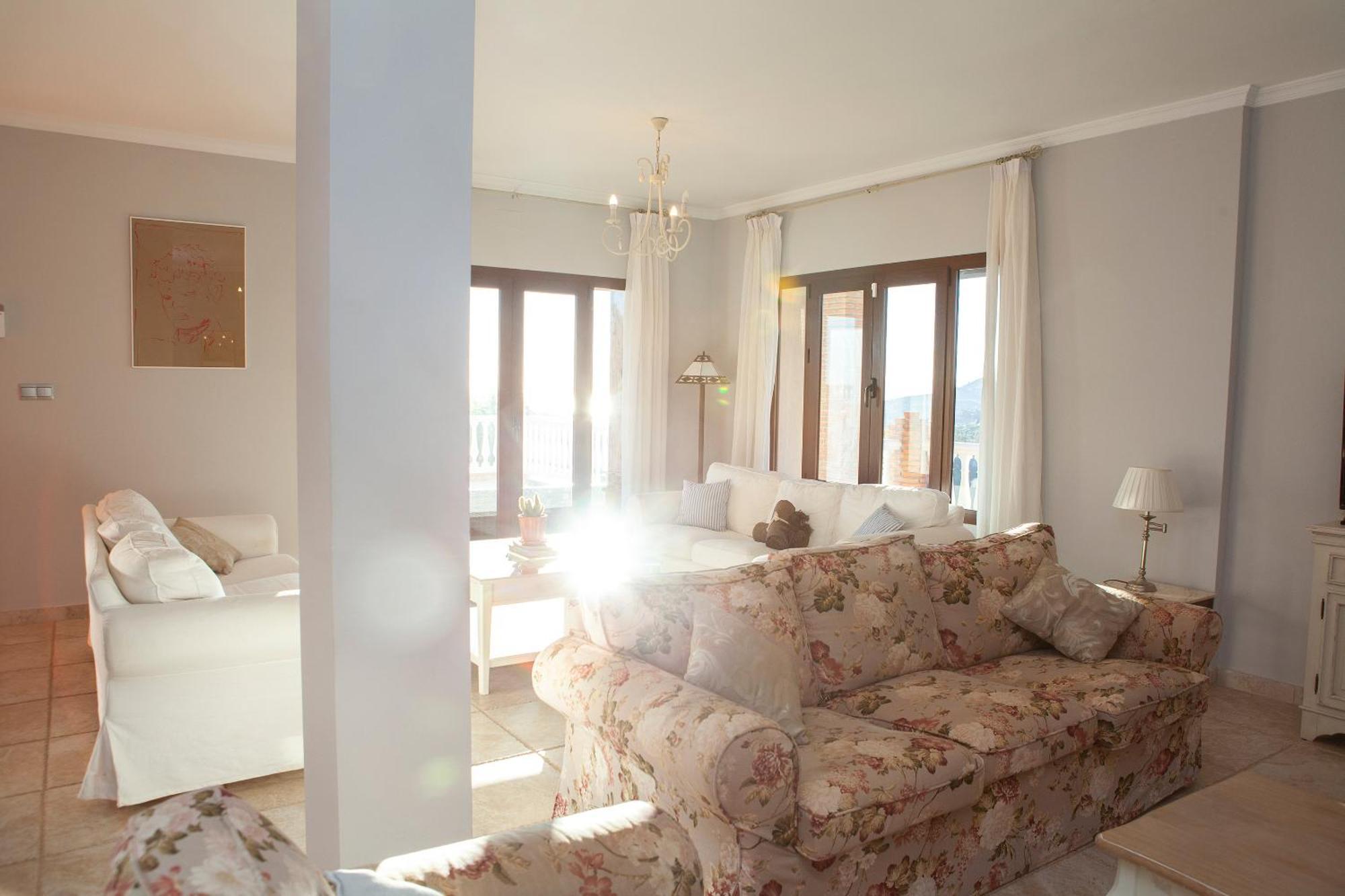 Villa El Palomar Azul With Pool And Sea View Benajarafe Kültér fotó