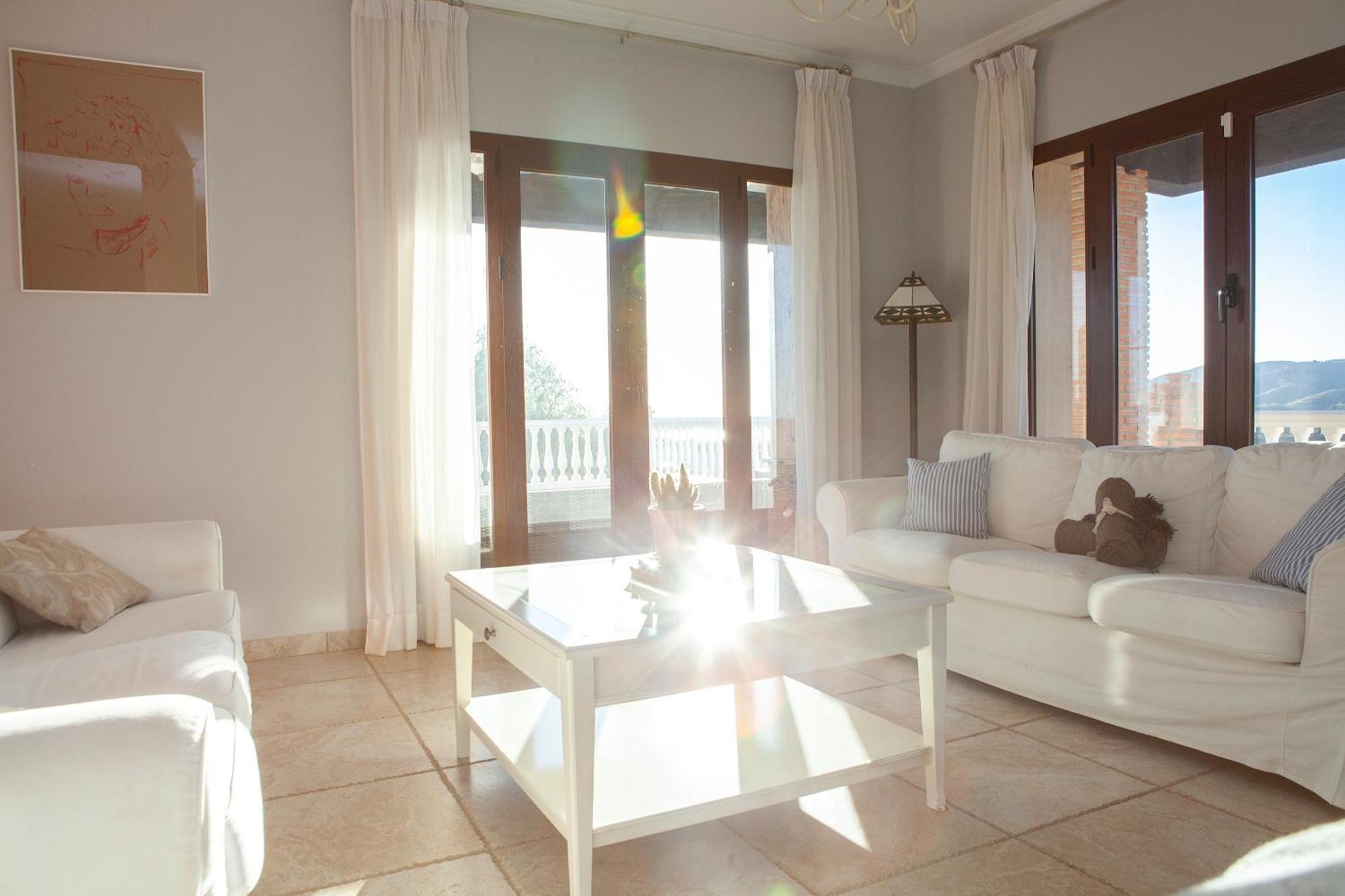 Villa El Palomar Azul With Pool And Sea View Benajarafe Kültér fotó